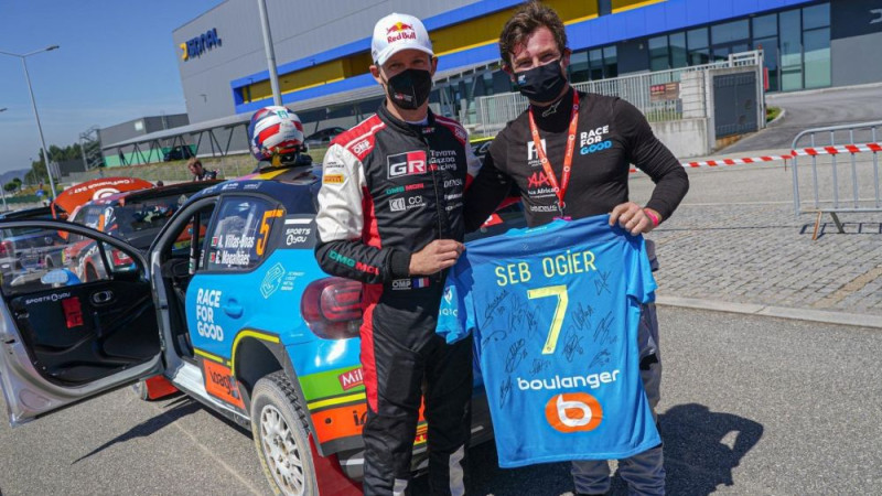 Futbola treneris Andrē Vilašs-Boašs piedzīvo debiju Portugāles WRC rallijā