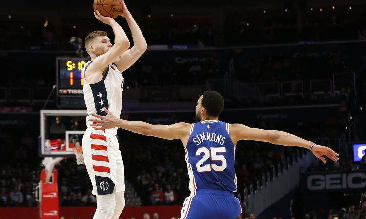 Bertāns un ''Wizards'' atgriežas ''play-off'' ar dueli pret Austrumu uzvarētāju ''76ers''