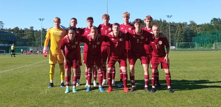 Latvijas U17 izlase Baltijas kausu sāk ar pārliecinošu uzvaru pār Igauniju