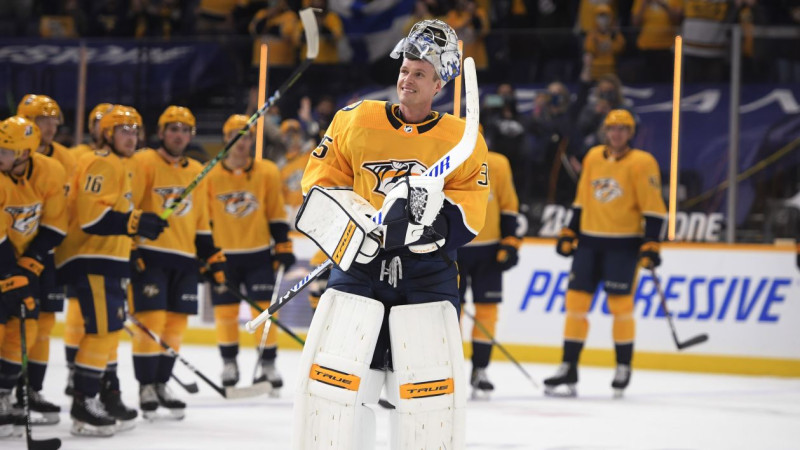 NHL vārtus guvušais vārtsargs Rinne noslēdzis hokejista karjeru