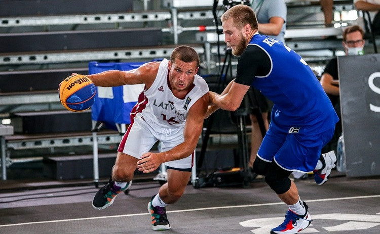 Latvijas U23 izlases Nāciju līgas 2. posmā 3x3 basketbolā ierindojas 3. un 5. vietā