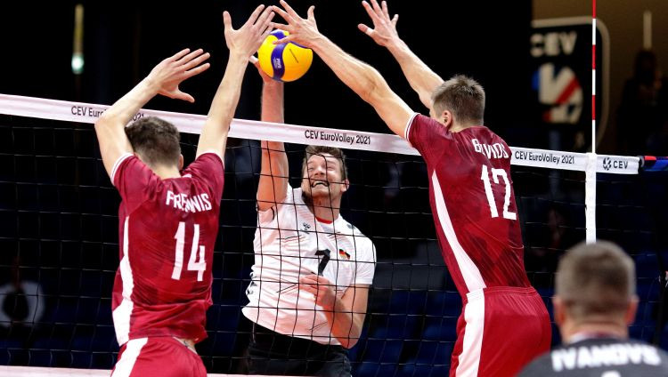 Latvija četru setu spēlē piekāpjas Vācijas izlasei