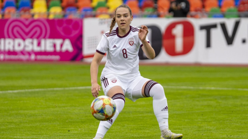 Latvijas futbolistes PK kvalifikācijā kapitulē arī Ziemeļmaķedonijai
