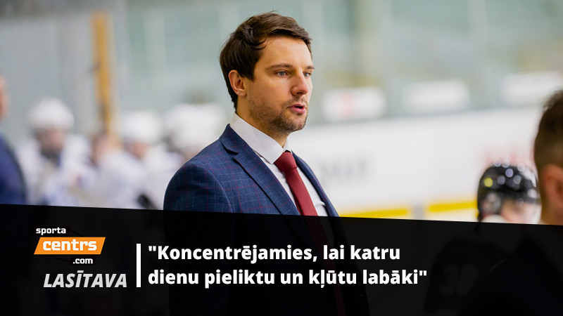 HK "Rīga" cīņā par play-off: Vilkoits atskatās uz sezonas pirmo pusi