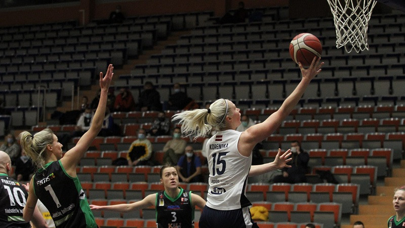 Liepāja 30 minūtes līdzīgi cīnās ar Lietuvas čempioni, RSU ielaužas "Top 6"