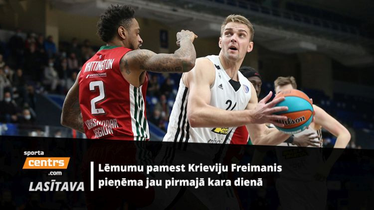 Freimanis: ''Krievijā atstāju 40% no līguma summas. Šoreiz tas nebija svarīgi''