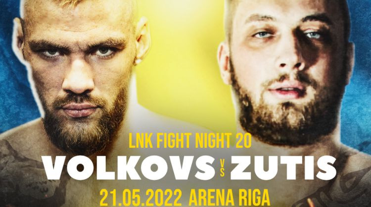 21. maijā Zutis cīnīsies pret Volkovu "LNK Boxing" cīņu šovā "Arēnā Rīga"
