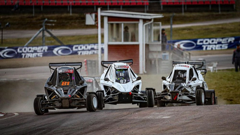 Baldiņš "RallyX Nordic" sezonu sāk ar nokļūšanu pusfinālos