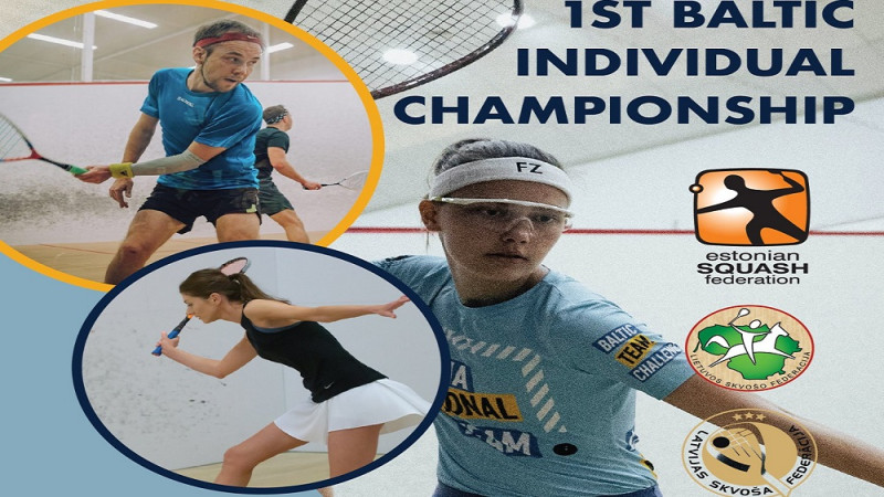 Jaunajā skvoša sezonā notiks pirmais Baltijas individuālais čempionāts ar naudas balvām