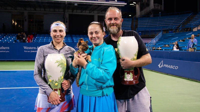 Ostapenko: "Balensjaga ir mans anti-stress pēc mača"