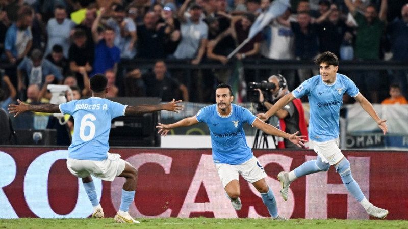 Rikošets ļauj ''Lazio'' sagādāt pirmo zaudējumu Milānas ''Inter''