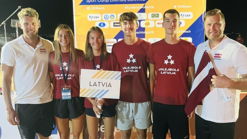 Latvijas pludmales volejbolā pirmoreiz divi dueti - "U" EČ galvenie favorīti
