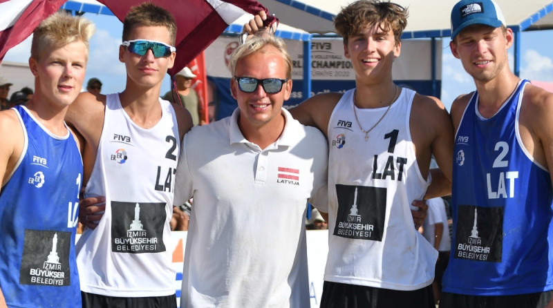 Latviešu finālā par U19 pasaules čempioniem kļūst Fokerots un Auziņš