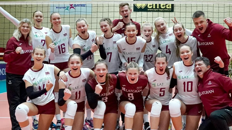 Latvija viegli pārspēj Lietuvu, izcīnot otro uzvaru U17 EČ kvalifikācijā Daugavpilī