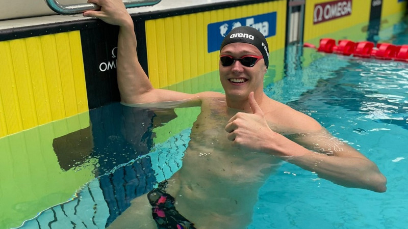 Peldētājs Feldbergs pasaules čempionātā sasniedz personīgo rekordu