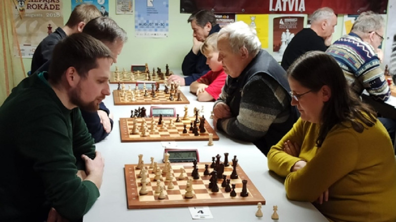 Šaha kalendāra gads noslēdzies ar aizraujošu blica turnīru