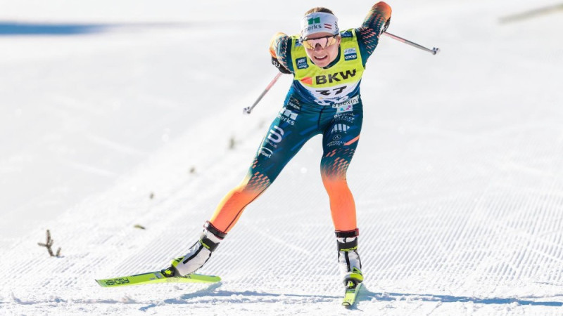 Eiduka pasaules čempionātā 15 kilometru skiatlonā uzreiz aiz pirmā desmita