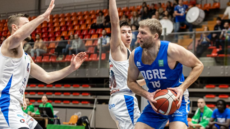 "Ogre" vāji sāk, īsti nepamostas un kapitulē "Kalev/Cramo"