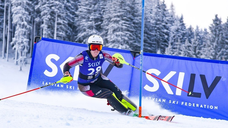 Bondare EK kalnu slēpošanā posmā Lihtenšteinā diskvalificēta slaloma sacensībās