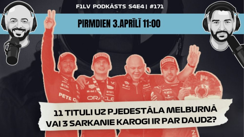 Klausītava | F1.lv podkāsts pēc Austrālijas GP