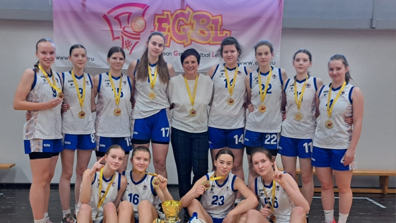 Daugavpilij pirmais zelts Eiropas meiteņu basketbola līgas U16 čempionātā