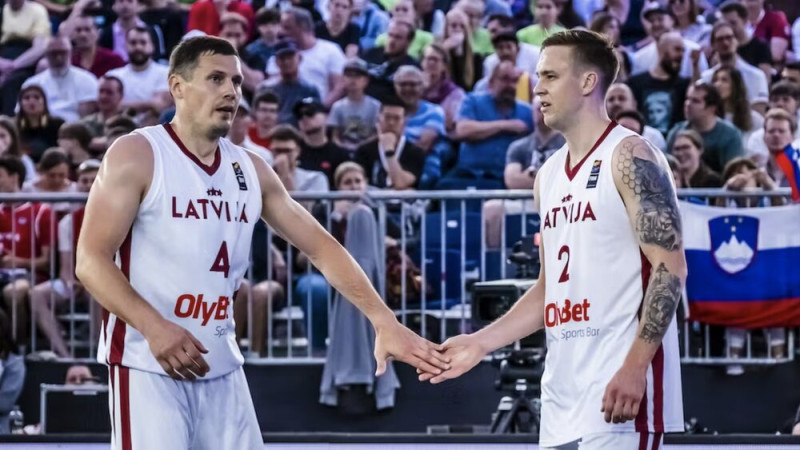 Olimpisko spēļu 3x3 vīriešu turnīru atklās Latvijas un Lietuvas spēkošanās