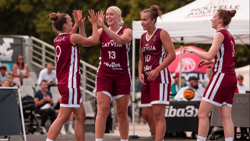 Latvijas 3x3 izlasei zaudējums Spānijai neliedz vietu ceturtdaļfinālā