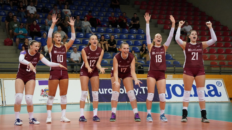 U22 Latvijas volejbolistes neparastā veidā kvalificējas EČ finālturnīram