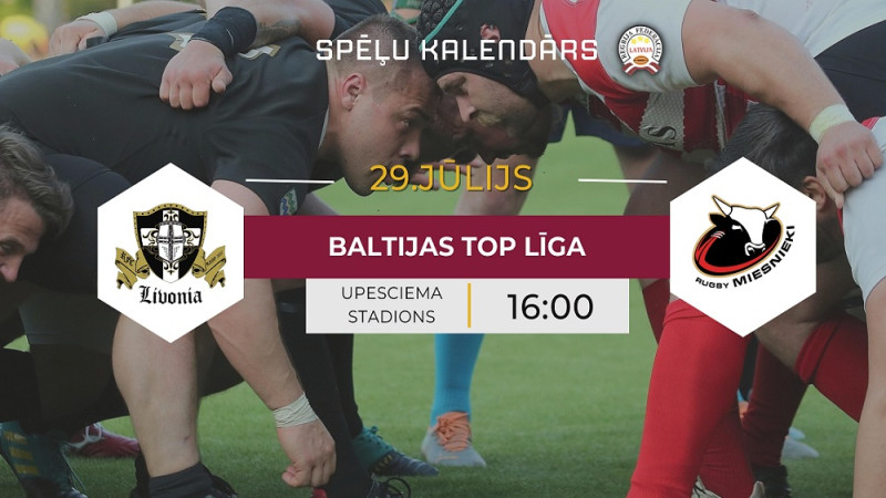 Baltijas Top līgu Latvijas vadošās komandas "Miesnieki" un "Livonia" sāks ar savstarpēju spēli