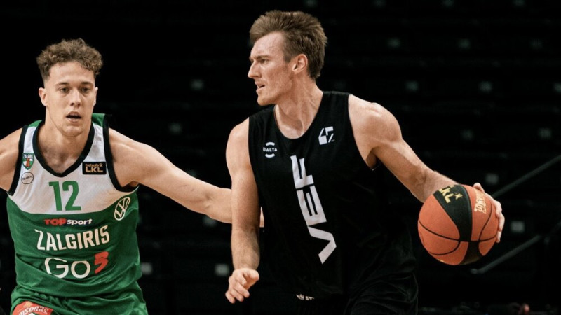 Latvijas čempione VEF izbraukumā Kauņā piekāpjas ''Žalgiris'' basketbolistiem