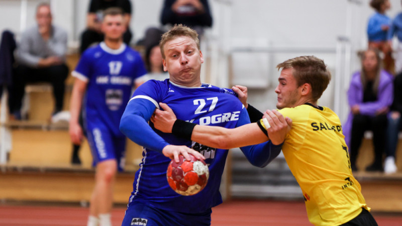 Ogrēniešu leģionāriem trešdaļa komandas vārtu uzvarā pār kaimiņiem