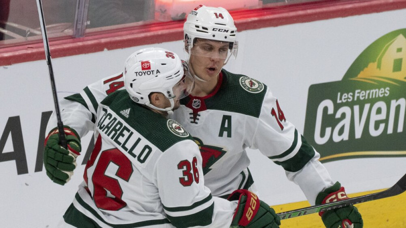 ''Wild'' 25 sekunžu laikā divreiz iemet mazākumā, ''Canucks'' sausais zaudējums