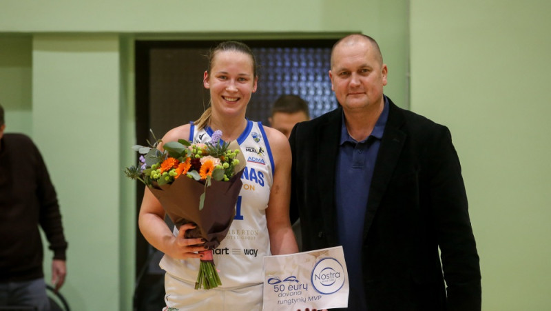 Rūta Stiprā – decembra vērtīgākā spēlētāja Lietuvas čempionātā