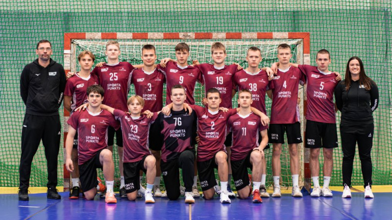 Latvijas U-18 vīriešu handbola izlase gatavojas Eiropas čempionātam