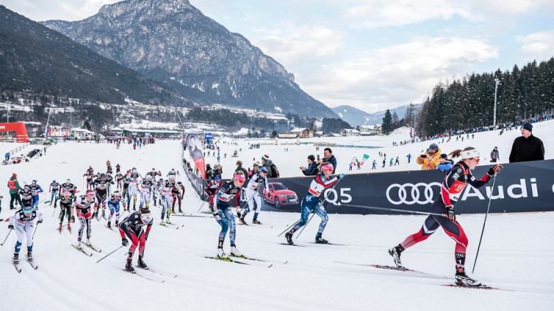 "Tour de ski" palikušas tikai 33 slēpotājas, izstājušās Eidukas divas ciešās konkurentes