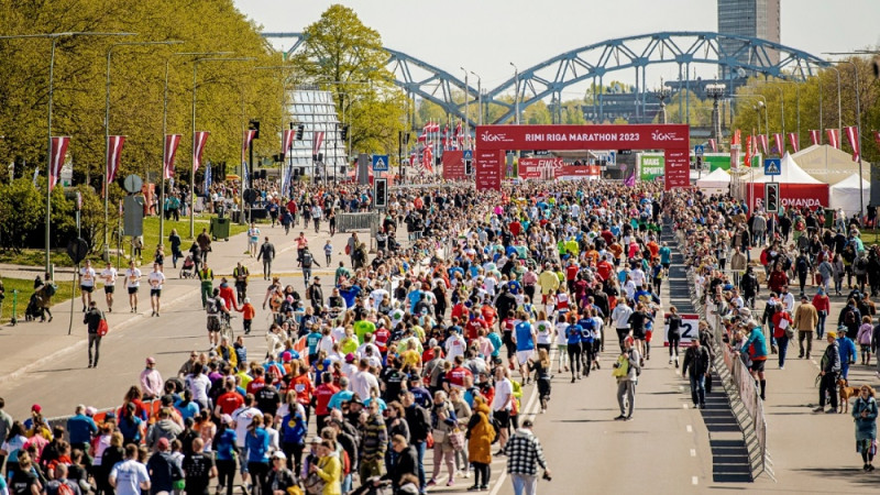 ''Rimi'' Rīgas maratons un PČ skriešanā 2023. gadā valsts ekonomikai pienesis 12 miljonus