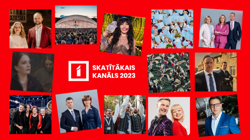 2023. gada skatītākais konsolidētās televīzijas kanāls Latvijā – LTV1