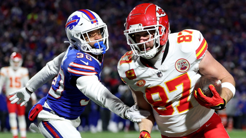 Čempione "Chiefs" trešo reizi četros gados izsit "Bills" no play-off cīņām