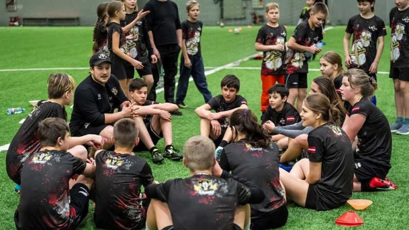 "Livonia" regbija popularizēšanai sarīkojusi jau divus atklātos koptreniņus