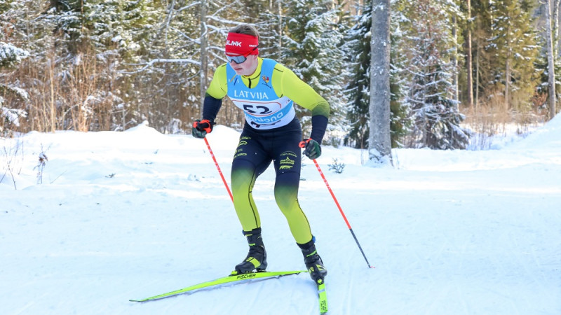 Latvijas distanču slēpotājiem 17. vieta pasaules junioru čempionāta stafetē