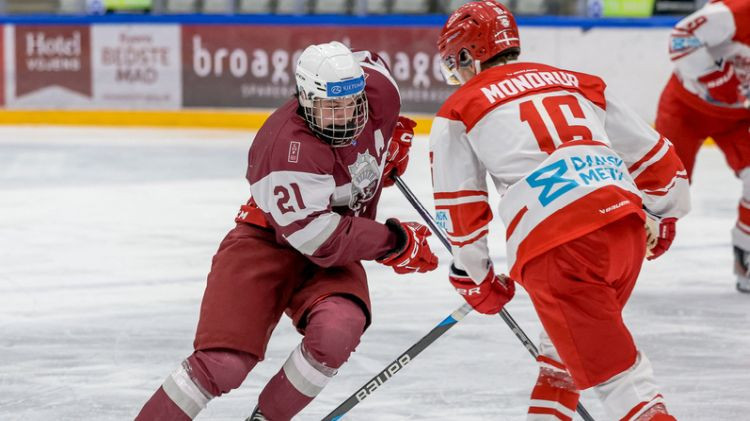 Latvijas U18 izlase Četru nāciju turnīru sāk ar graujošu uzvaru pār mājiniekiem dāņiem