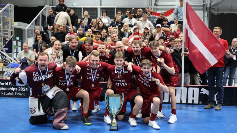 Latvieši kļūst par pirmajiem pasaules čempioniem 3x3 florbolā