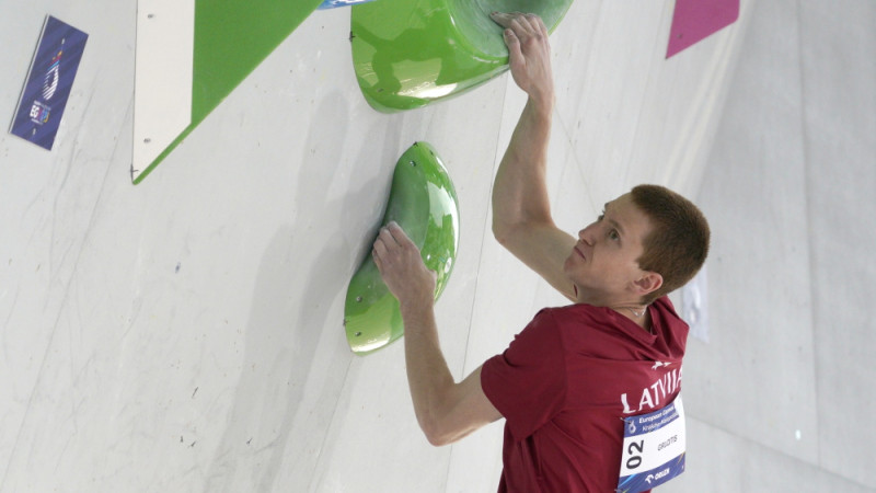 Olimpiskajā atlasē Gruzītis 19. pozīcijā pēc boulderinga disciplīnas