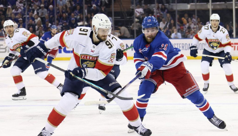 "Panthers" sēriju pret Prezidenta trofejas ieguvēju "Rangers" sāk ar sauso uzvaru