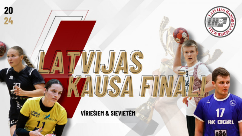 Sestdien Rīgā tiks noskaidroti Latvijas Kausa handbolā ieguvēji