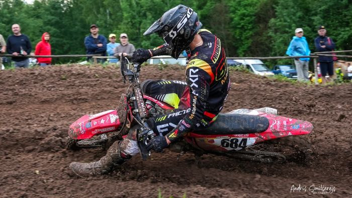 Latvijas posmā MXGP klasē startēs Šileika un Freibergs