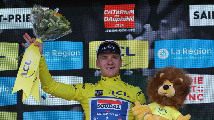 Masveida kritiens "Criterium du Dauphine", latvieši izvairās no smagām traumām