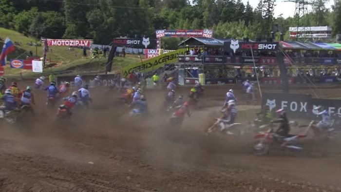 Video: Reišulis startā cīnās par pirmo vietu, finišē otrais