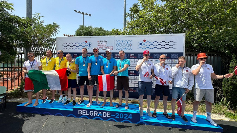 Jelgavas peldētājiem bronza 4x50m kompleksā stafetē Eiropas Master čempionātā un LR