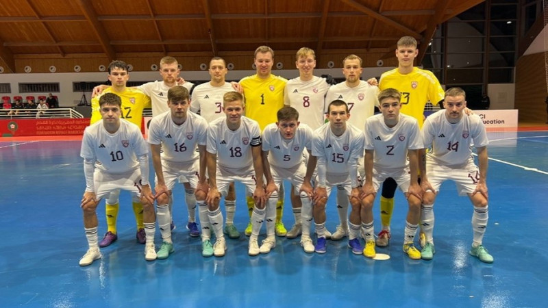 Latvijas futzālisti izsēj triju vārtu vadību pret Pasaules kausa ceturtdaļfinālisti